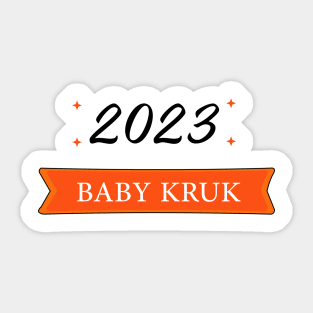 Baby kruk Sticker